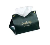 Caja de pañuelos Caja de pañuelos de escritorio, dispensador de pañuelos, servilletero, caja de papel higiénico, contenedor de pañuelos, caja de almacenamiento de papel for dormitorio Portapañuelos