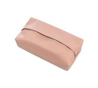 Caja de pañuelos Caja de pañuelos de lujo for sala de estar, almacenamiento Rectangular nórdico creativo, caja de papel de bombeo de cuero PU Portapañuelos