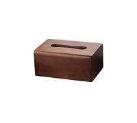 Caja de pañuelos Caja de pañuelos de madera Caja de pañuelos de madera maciza de estilo chino, caja de servilletas de escritorio for mesa de café de sala de estar Contenedor de pañuelos