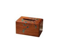 Caja de pañuelos Caja de pañuelos de madera maciza de estilo chino for el hogar, sala de estar, mesa de café, escritorio, caja de pañuelos de madera, caja de servilletas for mesa de restaurante Conten