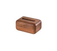 Caja de pañuelos Caja de pañuelos de madera maciza, decoración de escritorio, caja de papel de mesa de café de estilo chino for sala de estar, caja de almacenamiento de servilletas, caja de pañuelos C