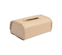 Caja de Pañuelos Caja de pañuelos, estuche protector for almacenamiento for mesa centro, escritorio, mesita noche Fundas para Porta Pañuelos(Beige)