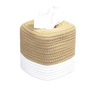 Caja De Pañuelos Caja de pañuelos hilo algodón, cuadrada, for escritorio, decorativa, multifuncional, tejida a mano Para Sala De Estar(COLOR 03)