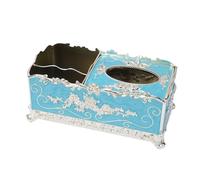 Caja de pañuelos Caja de pañuelos multifuncional for el hogar, sala de estar, caja de papel creativa, caja de papel de escritorio, caja de almacenamiento Caja de pañuelos para el baño(B)