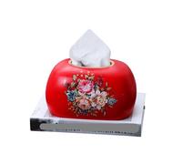 Caja de Pañuelos Caja de pañuelos, soporte cubierta, dispensador Rectangular, caja papel, decoración del hogar Fundas para Porta Pañuelos(A)