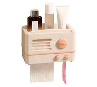 Caja de Pañuelos, Caja de Pañuelos Vintage Duradera de Plástico Resistente Al Desgaste Nuevo para Kicthen(blanco)