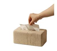 caja de pañuelos Caja De Succión De Caja De Pañuelos De Piedra, Caja De Succión De Servilletas for El Hogar De Comedor Creativo En La Sala De Estar para el hogar, la cocina, la sala de estar, el uso d