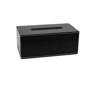 Caja de pañuelos cosméticos, 25,5 x 14,2 x 10,5 cm PU Cuero Caja de pañuelos Titular, Rectangular Caja de pañuelos Fundas para Kleenex servilleta Rectangular pañuelos Titular para baño hogar Oficina