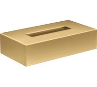 Caja de pañuelos cosméticos AXOR UNIVERSAL de hansgrohe, 42873250, Color: Óptica de oro cepillado