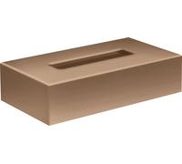 Caja de pañuelos cosméticos AXOR UNIVERSAL de hansgrohe, 42873310, Color: Oro rojo cepillado