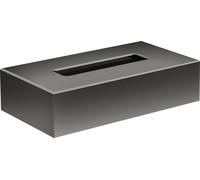 Caja de pañuelos cosméticos AXOR UNIVERSAL de hansgrohe, 42873330, Color: Cromo negro pulido