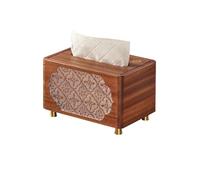 Caja de Pañuelos Cubierta de caja pañuelos, mesita for café sala estar madera ligera, dispensador Facial servilletas creativas Fundas para Porta Pañuelos