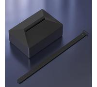 Caja de pañuelos de coche para Tesla y para colgar en el respaldo del asiento, soporte de pañuelos de silicona con correa de fijación, adecuado para camiones, carretillas elevadoras, vehículos