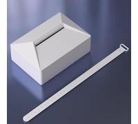 Caja de pañuelos de coche para Tesla y para colgar en el respaldo del asiento, soporte de pañuelos de silicona con correa de fijación, adecuado para camiones, carretillas elevadoras, vehículos