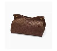 Caja de pañuelos de lujo ligera de estilo nórdico, moderna y sencilla, multicolor, opcional, for entrada de sala de estar y coche, multifunción(Brown)