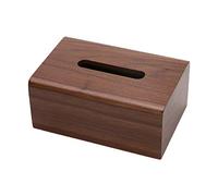 Caja de pañuelos de nogal con tapa extraíble, soporte de papel de madera de lujo, servilletas para estuche, sala de estar, mesa de café, cajón de escritorio, caja de almacenamiento creativa de madera
