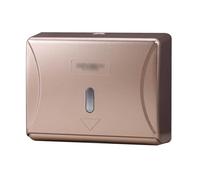 Caja de pañuelos de papel， Estuche for rollo de toallas de papel de plástico for el hogar y caja for rollos de montaje en pared(Pink,A)