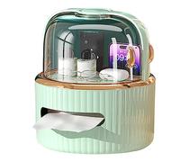 Caja de pañuelos de papel para el hogar a prueba de polvo con tapa, mesa de café, redonda, creativa, única, multifuncional, cajas de papel de almacenamiento