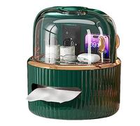 Caja de pañuelos de papel para el hogar a prueba de polvo con tapa, mesa de café, redonda, creativa, única, multifuncional, cajas de papel de almacenamiento