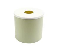 Caja de pañuelos de papel， Portarrollos de papel redondo, moderno y elegante, for sala de estar.(Green)