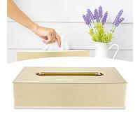 Caja de pañuelos de Papel Rectangular Caja de pañuelos de Acero Inoxidable 304 para Toallas de Papel, toallitas de baño, toallero de Papel, 26 x 13 x 7 cm