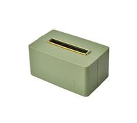 Caja de pañuelos Dispensador de servilletas con diseño de grano de cuero sintético for el hogar, caja de almacenamiento de pañuelos de papel for encimera, caja de pañuelos Contenedor de pañuelos