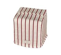 Caja de Pañuelos Elegante soporte for caja de pañuelos a rayas en organizadores servilletas tela algodón Fundas para Porta Pañuelos(Red Stripes,Square tissue box)