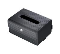 Caja de pañuelos para coche, portapañuelos de piel sintética, forma rectangular, acceso rápido, organizador interior para viajes, decoración de moda