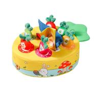 AWHAO Caja de Pañuelos Práctica con Forma de Zanahoria para Bebés Que Permite Aprender a Reconocer Los Colores Y Los Números