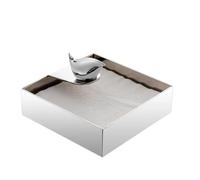 Caja De Papel Acero Inoxidable Escritorio Sala Estar Hotel Archivo Pañuelos Moderna Simple Servilletero