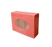 Caja De Papel Kraft 20 Piezas Con Forma Ovalada