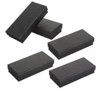 Caja de papel para reloj individual, 5 unidades, con cojín de esponja, para regalo y joyería