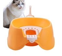 Caja de para , bandeja de interior, caja de excrementos de alta cara abierta, suministros para mascotas para apartamentos pequeños, gatitos, refugio, grandes, tienda en casa