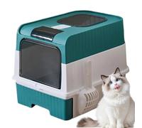 Caja De para Gatos - Caja De Grande para Gatos | Enclosure Plegable Ligero Portátil Incluye Palita Y Bolsas para Viajes Y Uso Diario