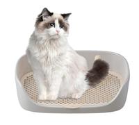 Caja de para perros - Soporte para almohadilla para orinar para interiores y exteriores - Inodoro para perros, caja de para interiores y exteriores, soporte para almohadillas para orinar para entrenam