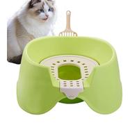 Caja De para,Recipiente Sanitario - Recipiente Abierto con Bordes Altos para Excrementos De Gatitos, Grandes Y Conejos En Hogares Y Espacios Pequeños