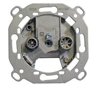 Caja de paso 8/10 dB con corriente continua, ideal para amplificación de señal y distribución en sistemas de televisión.