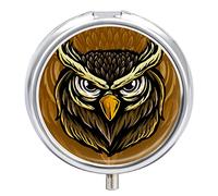 Caja De Pastillas Animal Búho Lindo Pastillero Diario Pastillero Organizador 2 Compartimentos