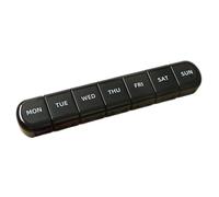 Caja de pastillas de 7 días, soporte de píldoras de 7 días,Estuche de vitaminas portátil | Estuche para pastillas, caja de pastillas, organizador de píldoras, estuche de vitaminas, soporte