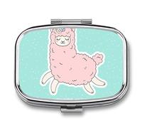 Caja De Pastillas Unicornio Lindo Pastillero Diario Pastillero Organizador 2 Compartimentos