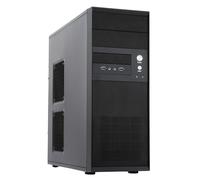 Caja de PC - CHIEFTEC - CQ-01B-U3-OP - Negro - ATX, Micro-ATX - 3 Bahías internas - 2 x USB 3.0