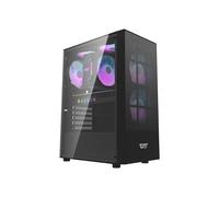 Caja de PC - DARKFLASH - A290 - 3 ventiladores - Panel de vidrio templado - ATX/microATX/ITX
