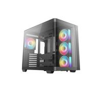 Caja de PC - DEEPCOOL - CG530U 4F - Torre media - Formato Micro-ATX - 4 ventiladores ARGB incluidos - Negro