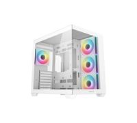 Caja de PC - DEEPCOOL - R-CG530-WHADA4-G-1 - Mini torre - Formato Mini-ITX / Micro-ATX / ATX & Micro-ATX - 4 ventiladores ARGB - Blanco