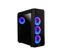 Caja de PC - Escorpión - III - Negro - Vidrio templado - Diseño moderno