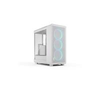 Caja de PC - Fractal Design - FD-C-EPO1A-05 - Blanco - Cristal templado - Iluminación RGB - 3 ventiladores incluidos