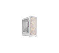 Caja de PC - FRACTAL DESIGN - Meshify 3 RGB - E-ATX (277 mm) - 3 ventiladores - USB Tipo C de 20 Gbps - Blanco