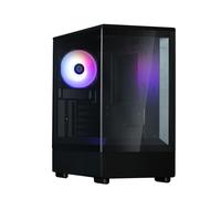 Caja de PC Mini Torre sin fuente - ZALMAN P10 (Negro) - Micro ATX/Mini-ITX - 1x120mm A-RGB - USB-C/3.0/Audio HD - Cristal templado