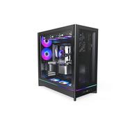 Caja de PC - MONTECH - HS01 Pro - ATX - Alta circulación de aire - Diseño reversible - 5 ventiladores ARGB PWM