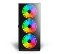 Caja de PC - SAVIO - PRIME X1 - ARGB - Cristal templado - Compatible ATX/micro-ATX